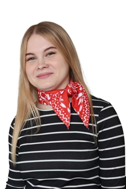 Бандана с полной запечаткой, полиэстер 60х60 см "Red Pattern"#1