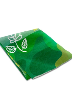 Плед Молли из футера 145х170 см, с принтом "Protecting your comfort and warmth"#1