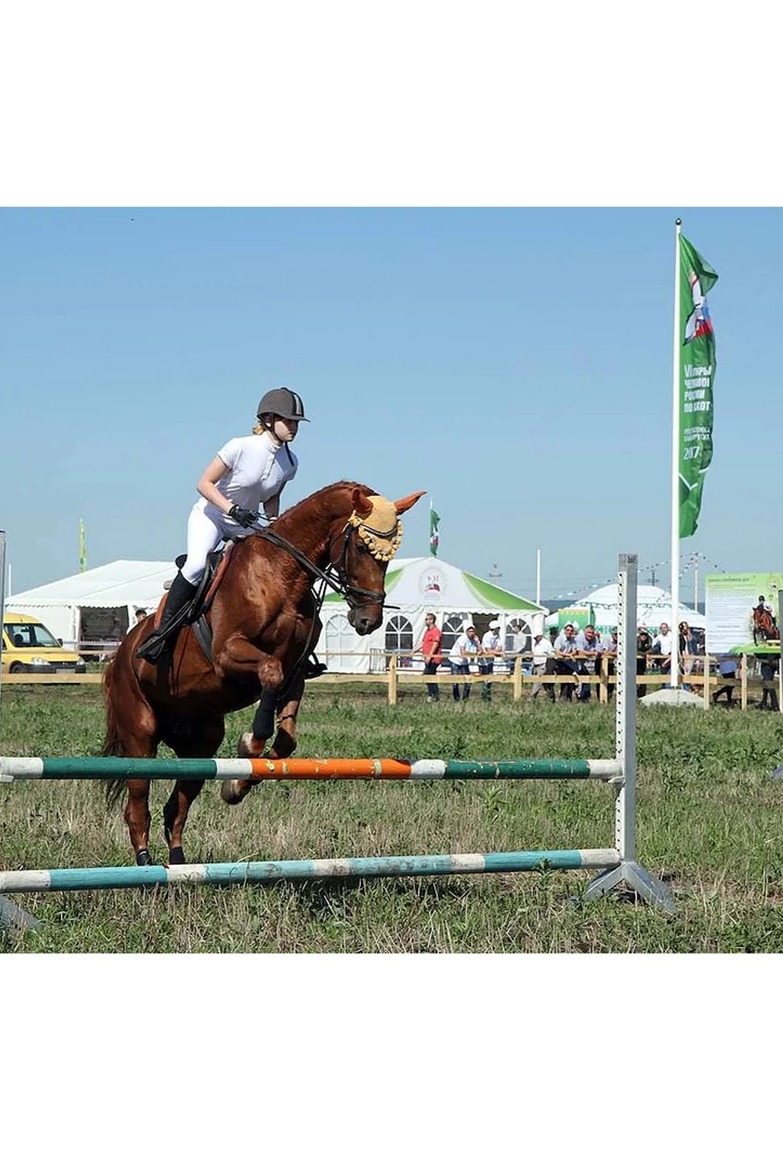 Аренда флагштока из стекловолокна с закрытым механизмом 8 м#4