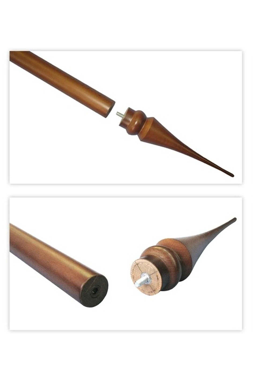 Знамя РФ на деревянной подставке (бук) 2,2 м#3