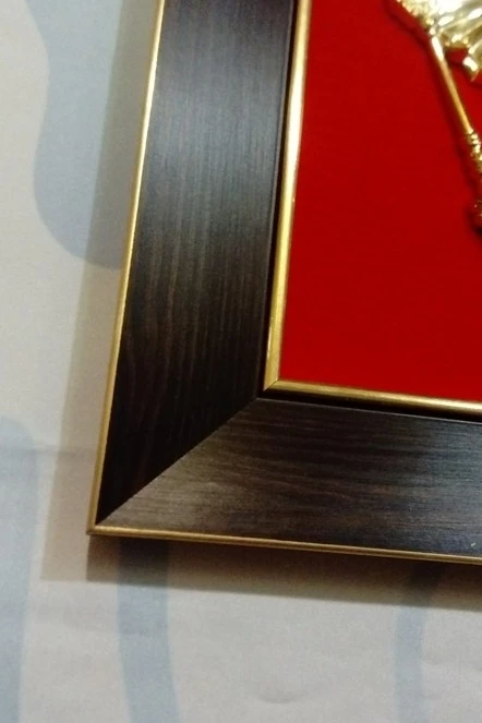 Гербовое панно РФ 26х28 см, барельеф, металлонапыление#1 Гербовое панно РФ 26х28 см, барельеф, металлонапыление#1