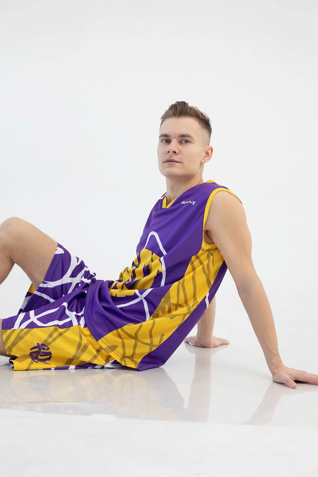 Баскетбольная форма Рональд мужская комбинированная, с полной запечаткой "Catter"#1