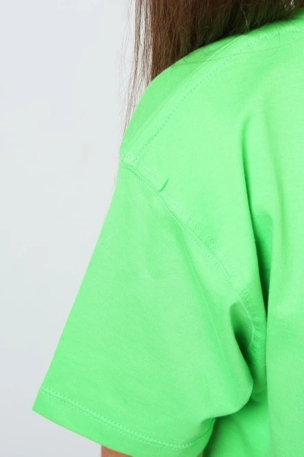 Футболка Премиум детская (Modern) однотонная салатовая (хлопок)#3