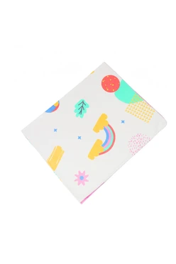 Плед Палитра флисовый 150х170 см, с принтом "Illustration"#1