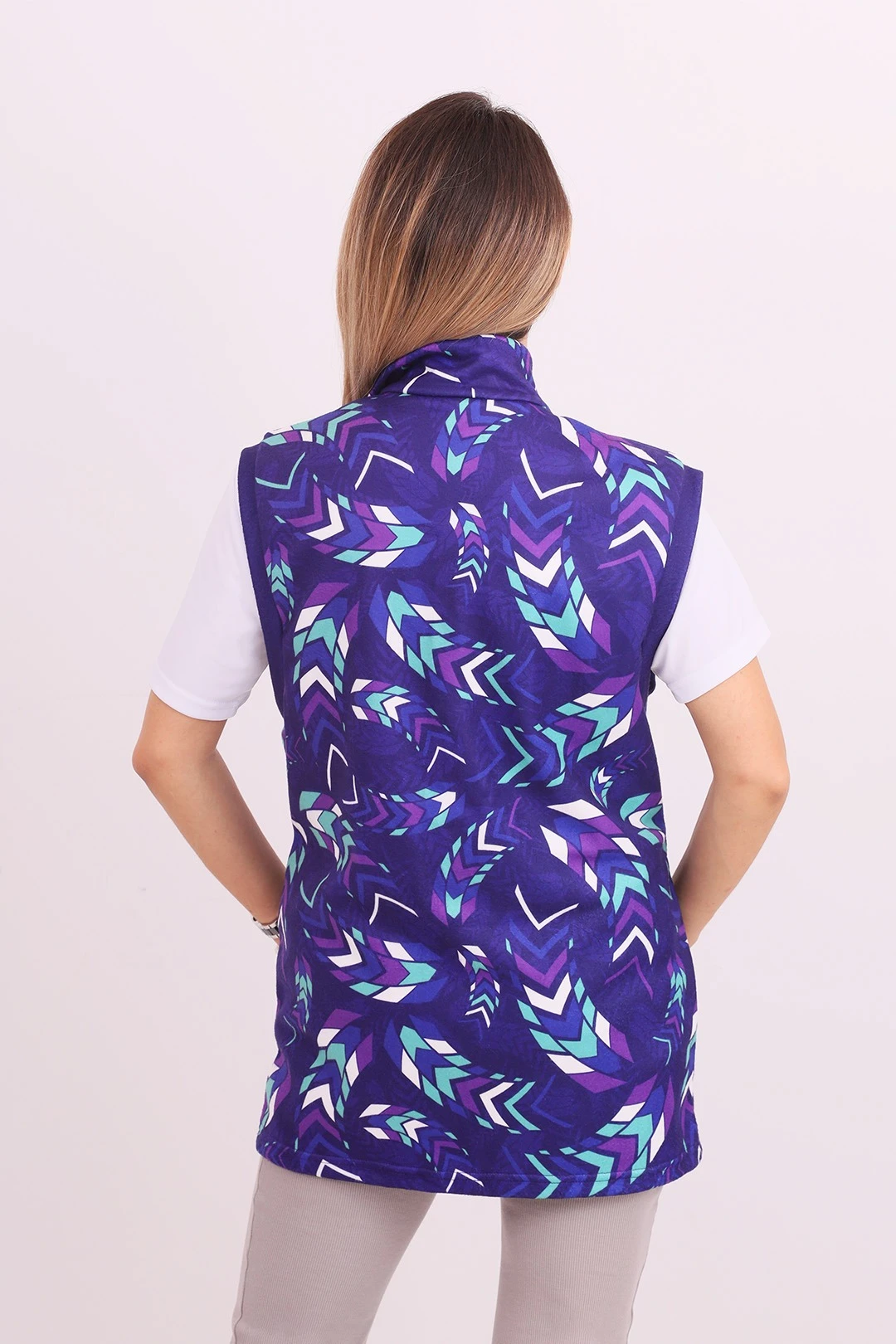 Жилет Джон флисовый без подклада унисекс, с полной запечаткой#4