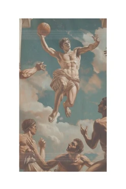 Купить полотенце махровое 40х70 cм (Ituma) с принтом "Basketball" Купить полотенце махровое 40х70 cм (Ituma) с принтом "Basketball"