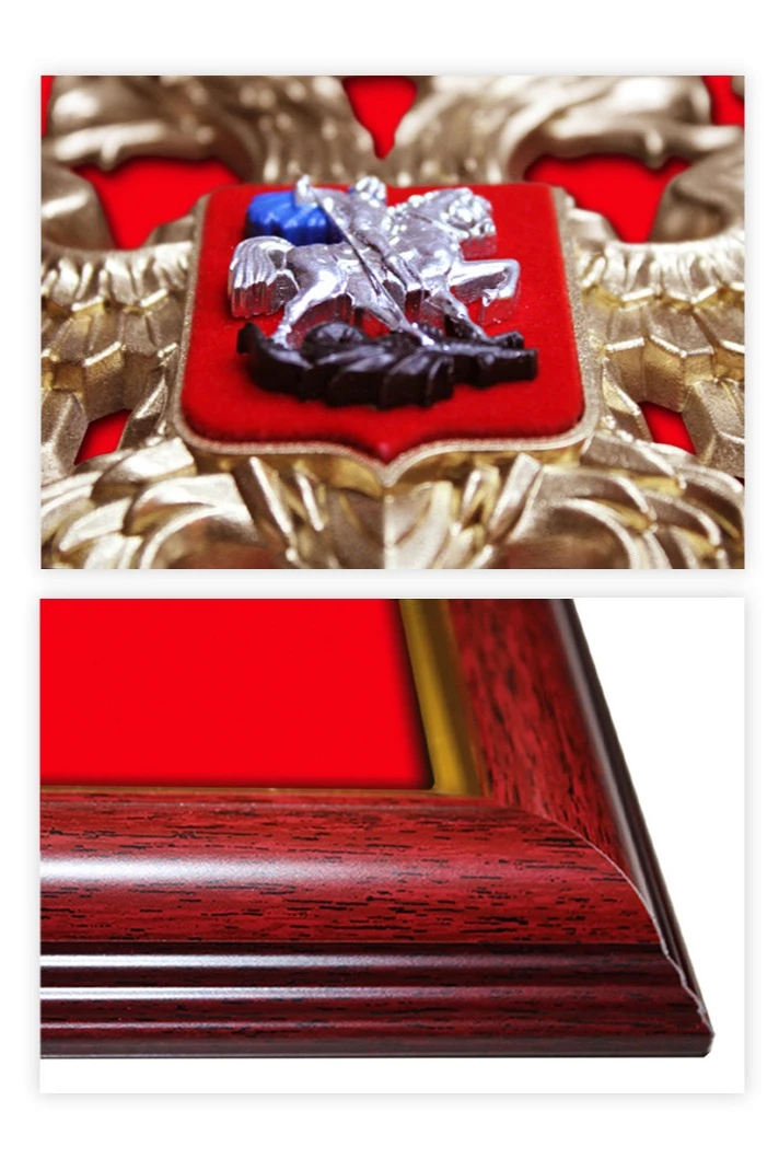 Купить Гербовое панно РФ барельеф 26х28 см кристаллы Сваровски стандарт Купить Гербовое панно РФ барельеф 26х28 см кристаллы Сваровски стандарт