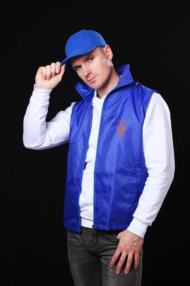 Жилет Брайт унисекс однотонный "IT-Invest"#1