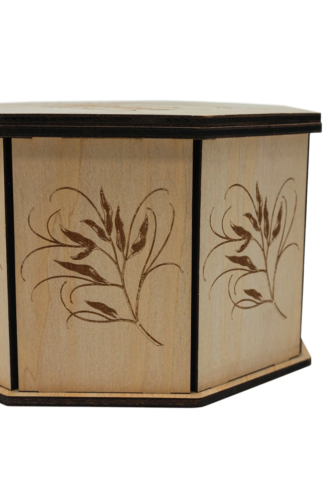 Коробка из фанеры с нанесением 160х160х95 мм#2