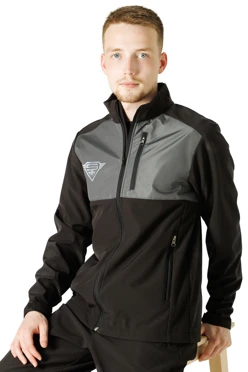 Купить ветровку Вермон из софтшелла унисекс, с частичной запечаткой Купить ветровку Вермон из софтшелла унисекс, с частичной запечаткой