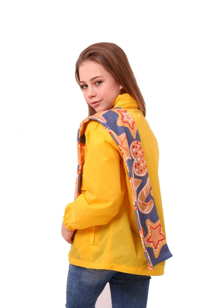 Шарф двухслойный утепленный 15х100 см, с полной запечаткой#4