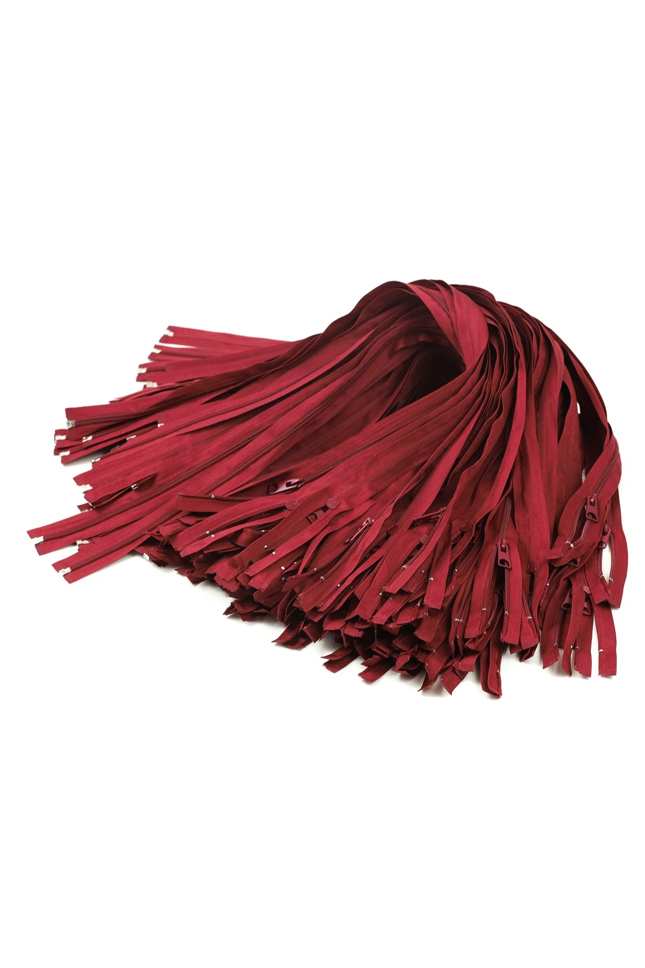 Молния спиральная рaзъемная 80 см, тип 5, бордовая#2