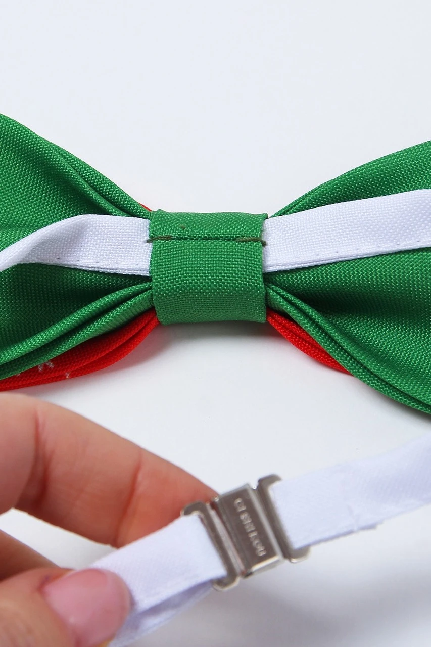 Галстук-бабочка Фэшн на фурнитуре мужская, с полной запечаткой "Нappy New year"#4