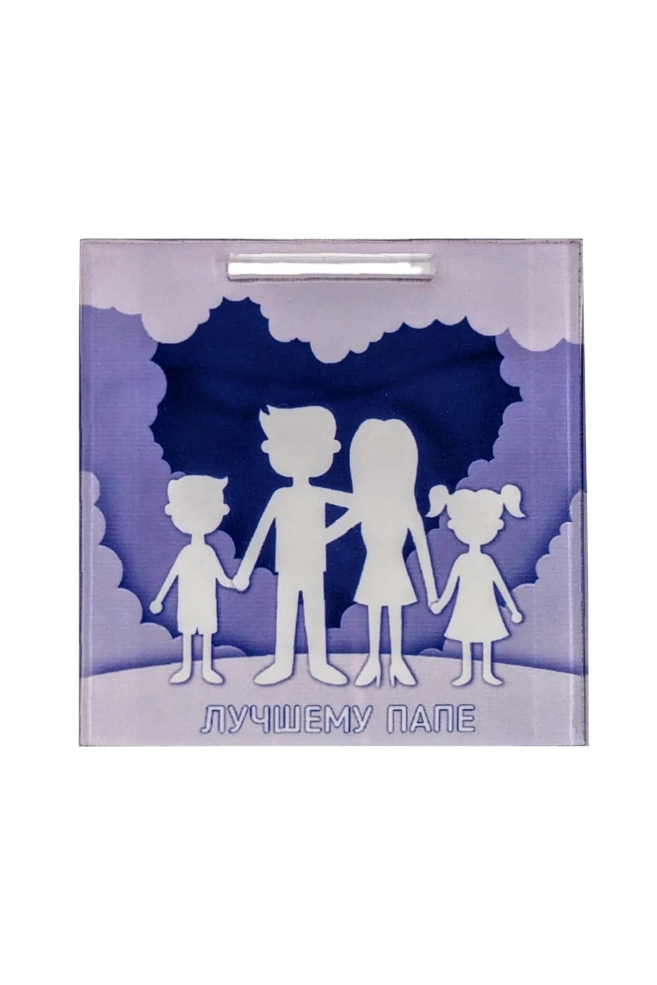 Купить медаль из акрила Квадрат 50 мм с печатью