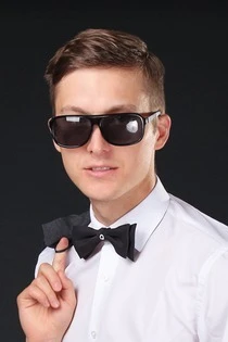 Купить галстук-бабочку Фэшн мужскую "Black style"