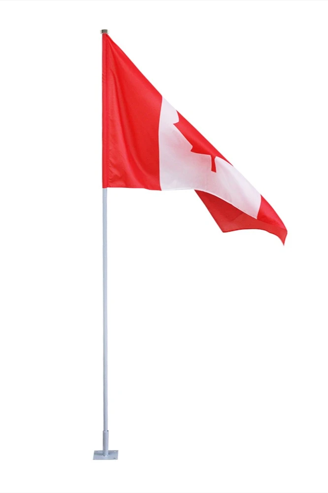 Кронштейн козырьковый на 1 шток с алюминиевым древком 2 м#2