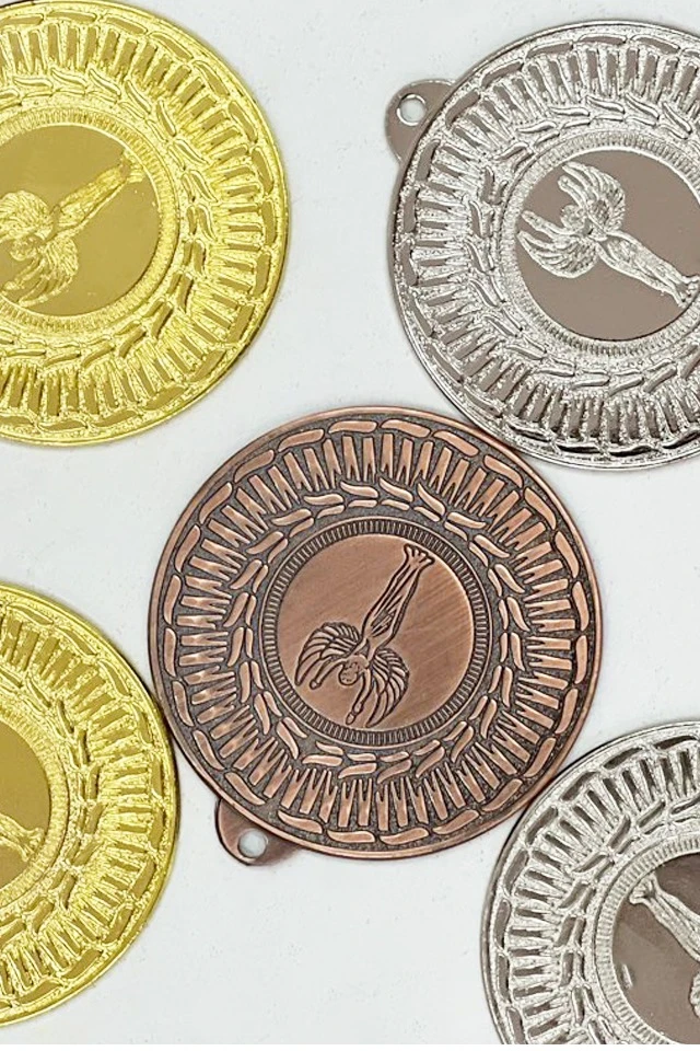 Медаль металлическая ИК5001 50мм с шильдом 25мм#1 Медаль металлическая ИК5001 50мм с шильдом 25мм#1