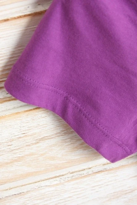 Футболка Премиум женская (Modern) однотонная фиолетовая (хлопок)#3