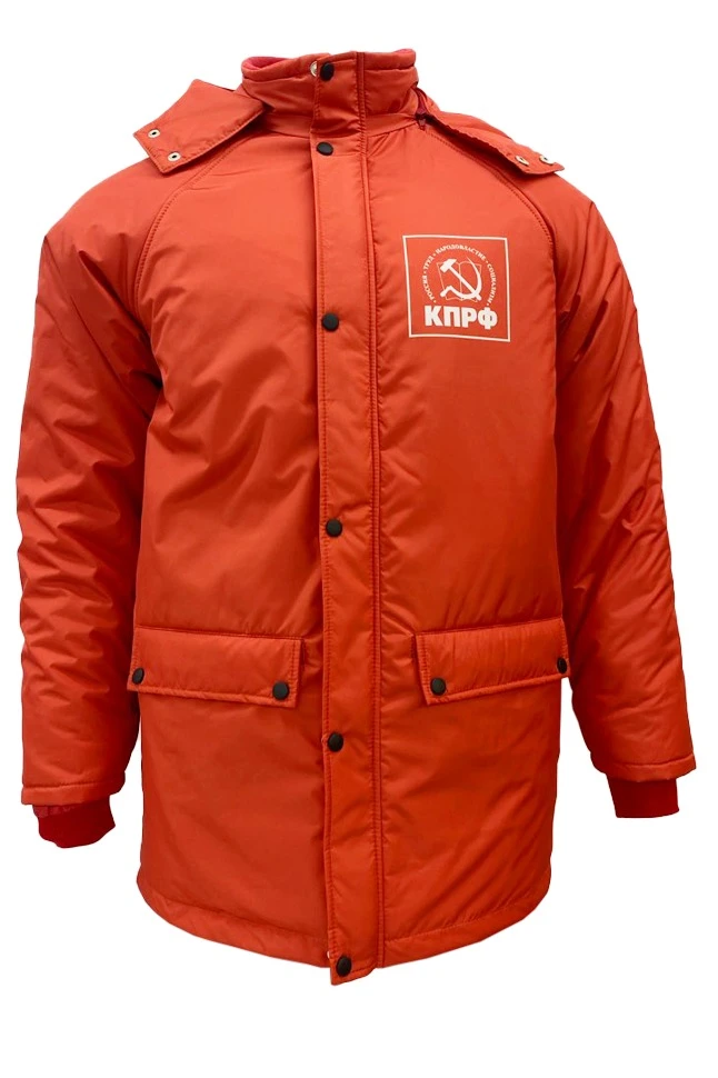 Купить куртку Вест унисекс с полной запечаткой "ЛКСМ"