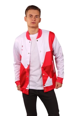 Купить бомбер Блэйд унисекс из футера с полной запечаткой "Rubin"