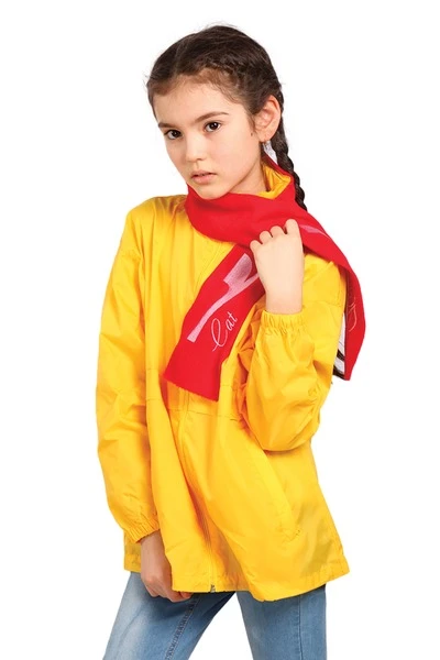 Шарф флисовый однослойный 15х130 см, однотонный "Cat House"#1