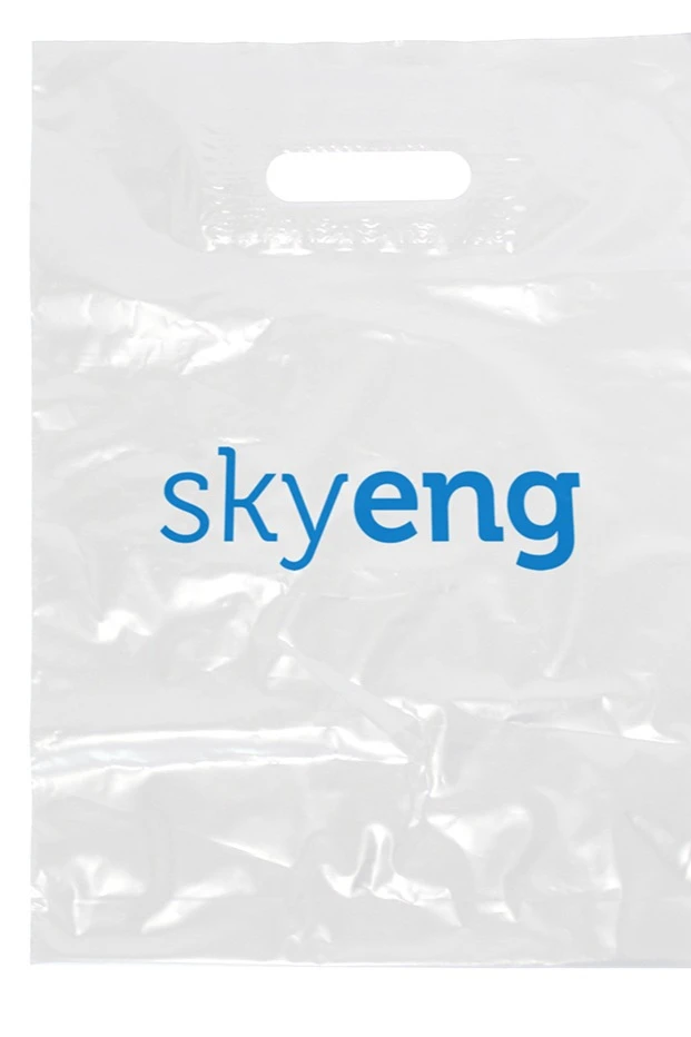 Пакет с вырубной ручкой 30х40 см (50 мкм)#1