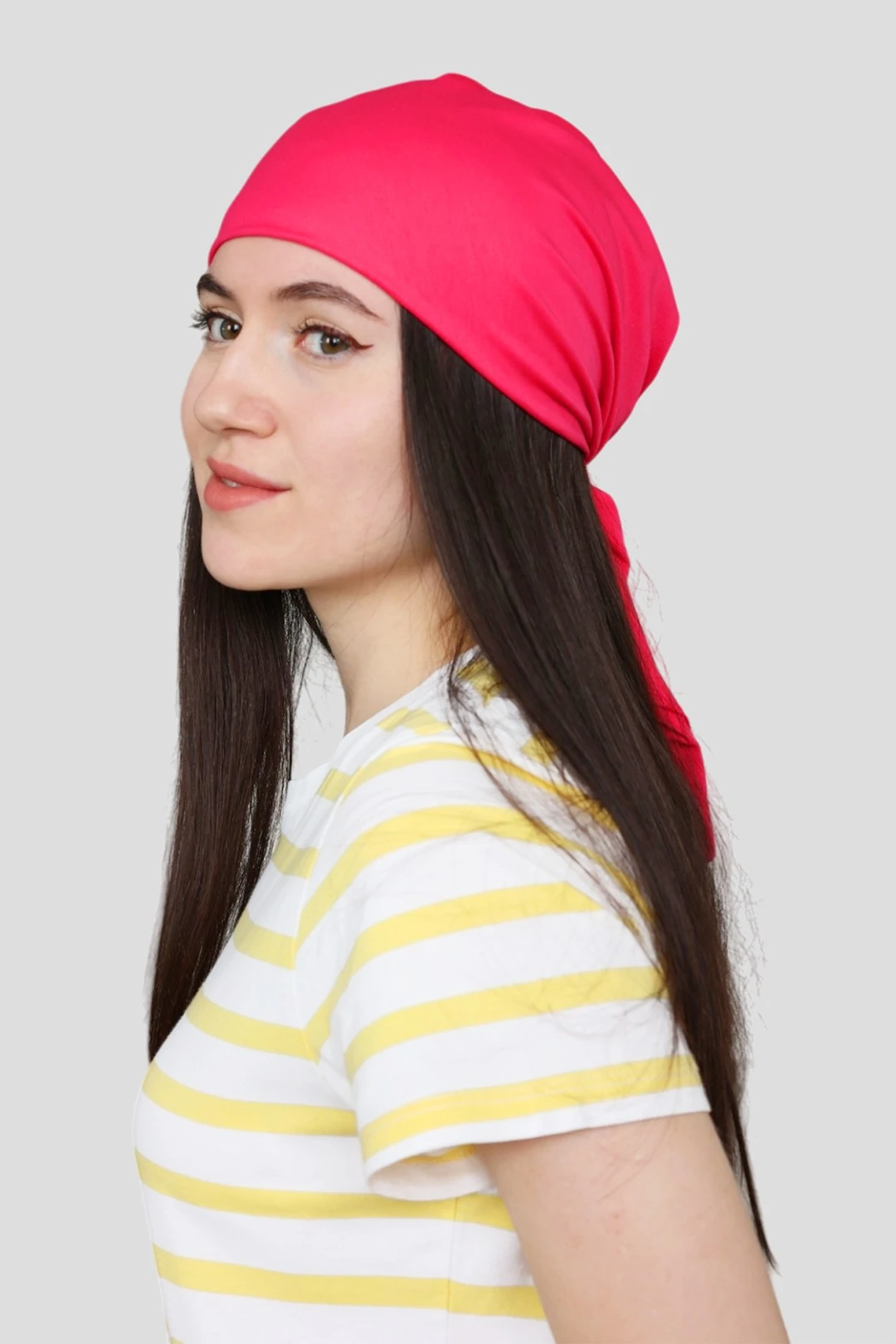 Купить бандану трикотажную взрослую 70х70 см, однотонную