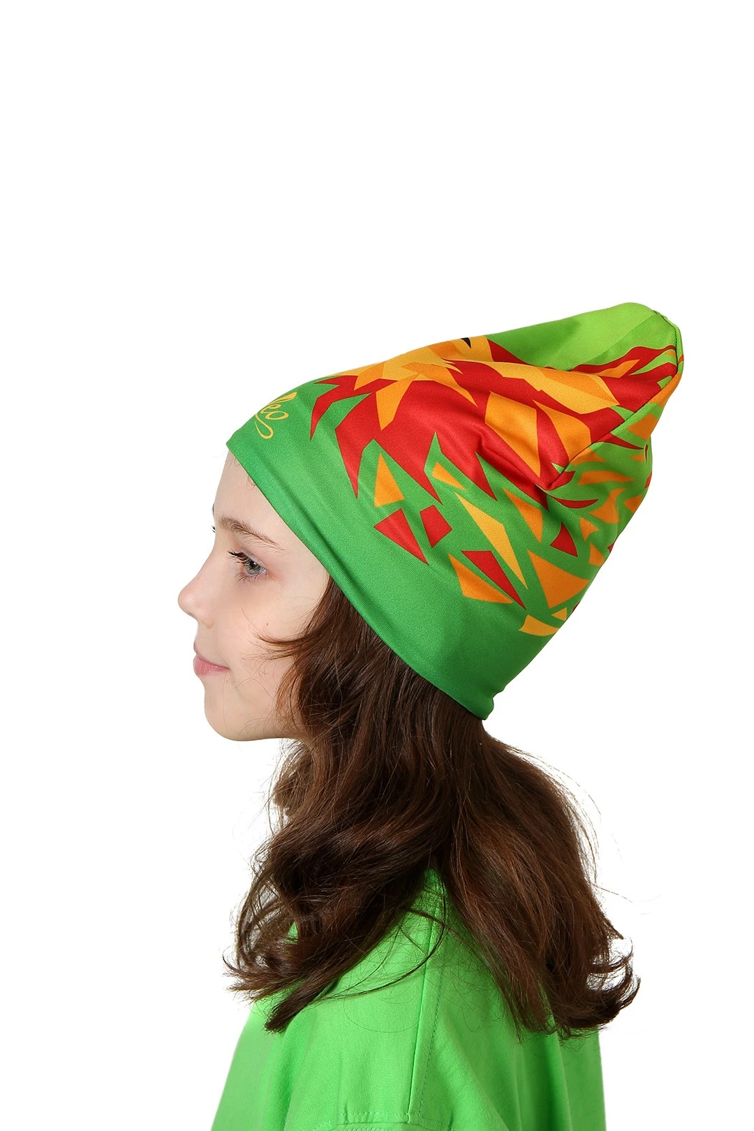 Шапка Сноу двухслойная детская, с полной запечаткой "Leo"#2