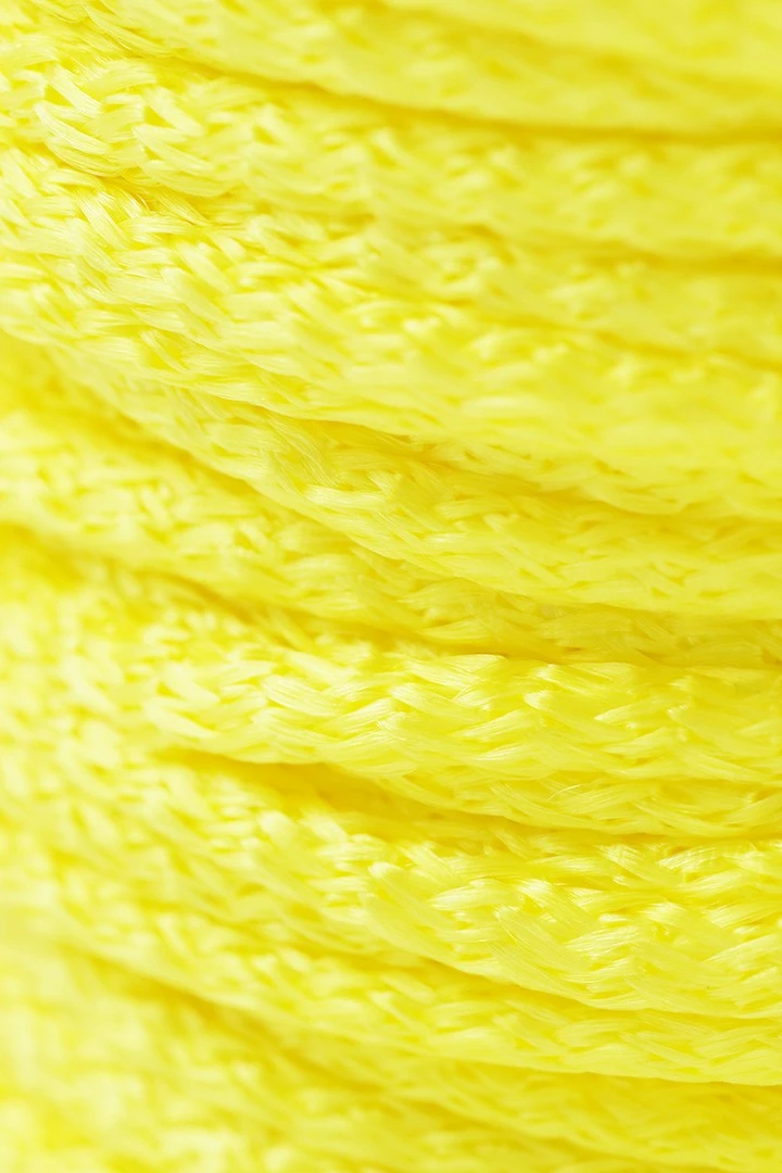 Шнур круглый с сердечником 100% ПЭ, 5 мм желтый#1 Шнур круглый с сердечником 100% ПЭ, 5 мм желтый#1