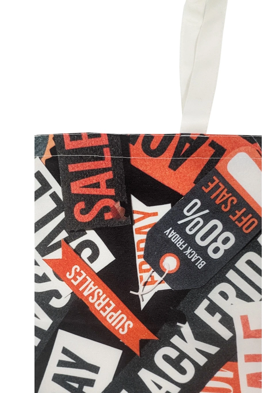 Сумка Голди из греты 40х40х10 см, с печатью#5