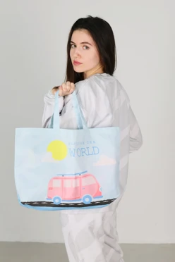 Сумка Комби из греты 40х30х10 см, печать с двух сторон#2