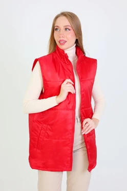 Жилет Оливер на синтепоне со стежкой унисекс, однотонный#1