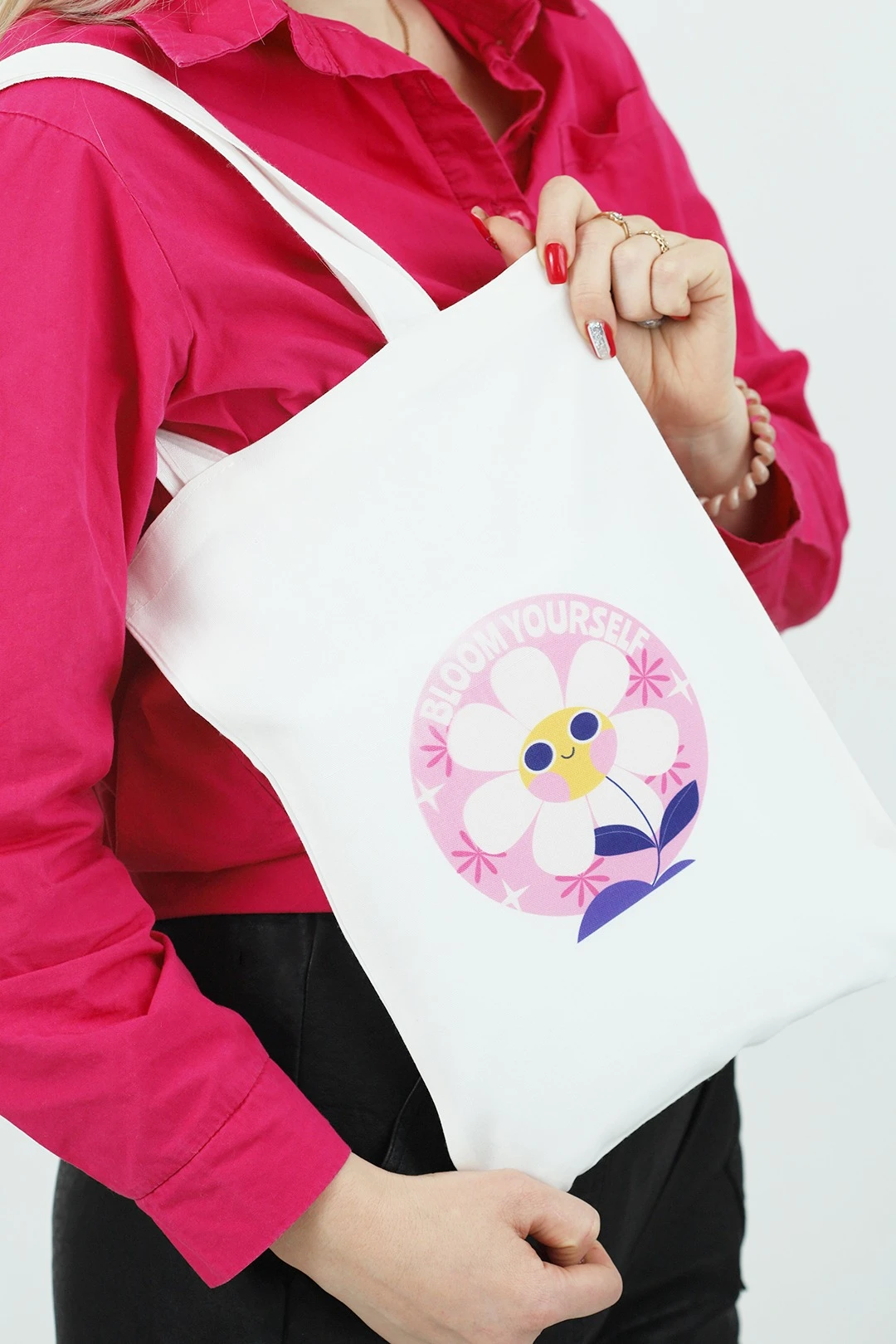 Сумка Румми из канваса, однотонная#2