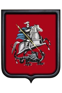 Купить Герб Москвы размер 35х43 см вышитый