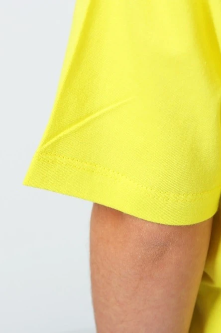 Футболка Премиум детская (Modern) однотонная лимонная (хлопок)#4