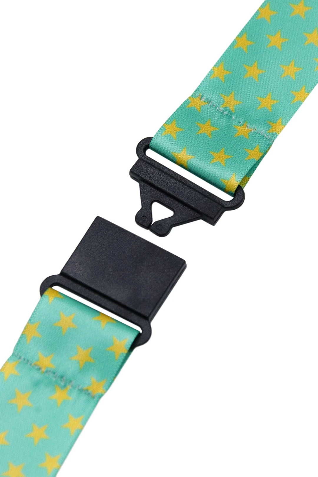 Лента для бейджа атлас люкс ширина 2,5 см, с замком безопасного разрыва, с печатью#2