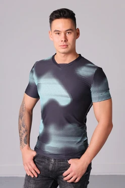 Купить футболку Нолан унисекс с полной запечаткой "Cyber"
