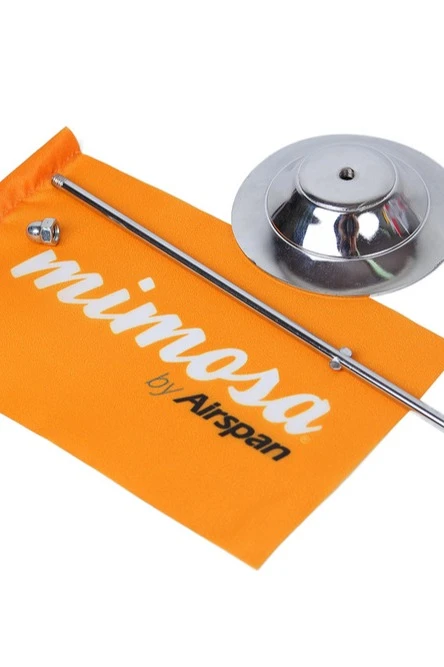 Флагшток настольный (хром, сталь) 1 шток с короткой спицей#3 Флагшток настольный (хром, сталь) 1 шток с короткой спицей#3