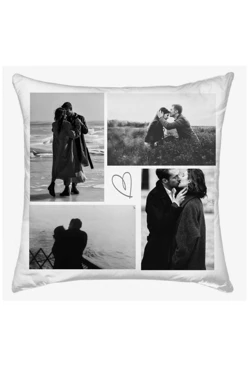 Купить подушку 40х40 см, с принтом "I love you"