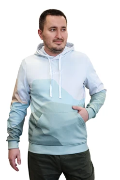 Худи Томми унисекс из футера с полной запечаткой#1 Худи Томми унисекс из футера с полной запечаткой#1