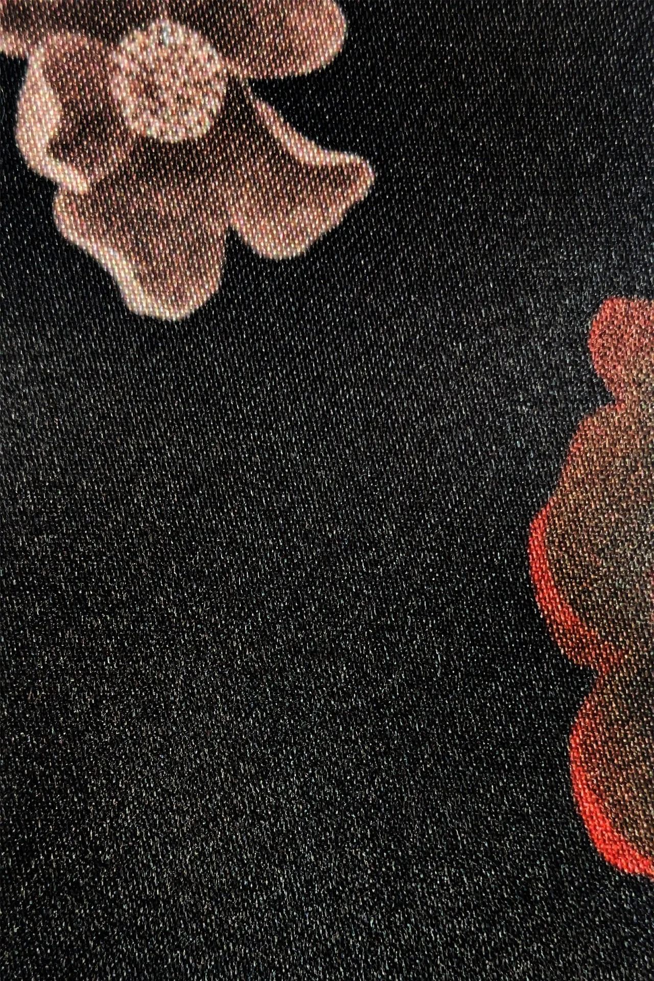 Купить шарф Твилли двухслойный 7х130 см, с полной запечаткой "Цветы Японии"