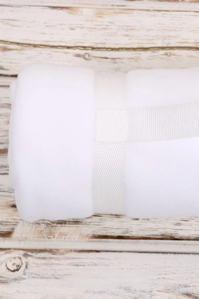 Купить белый плед Вдохновение флисовый 120х155 см