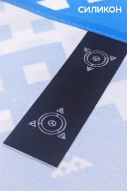 Бирка с термотрансферной печатью 2х7 см, печать с одной стороны#1