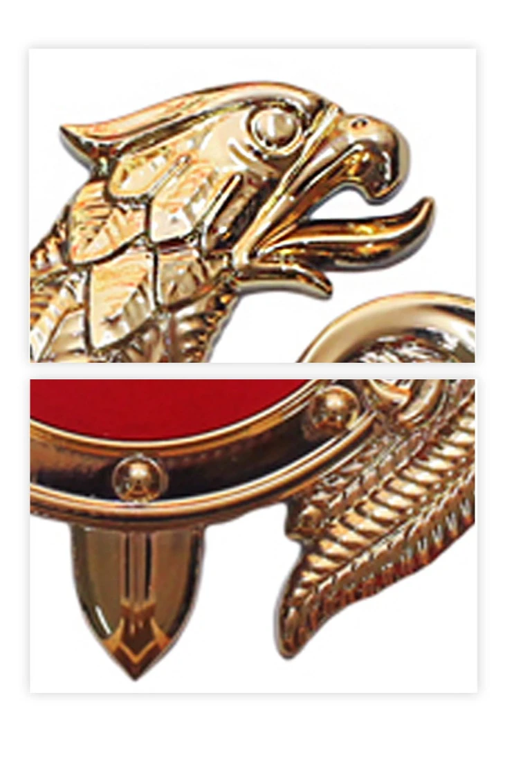 Купить Гербовая эмблема ФСО РФ 43х50 см барельеф металлонапыление