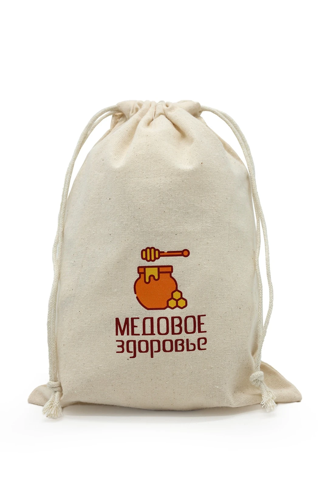 Купить мешочек из суровой бязи суровой 18х25 см "Honey health"