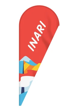 Флаг Капля 90х240 см#1