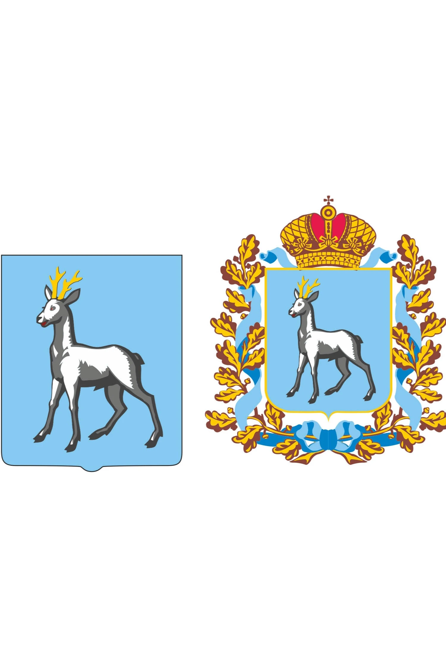 Герб Самарской области 53х61 см, вышитый#1