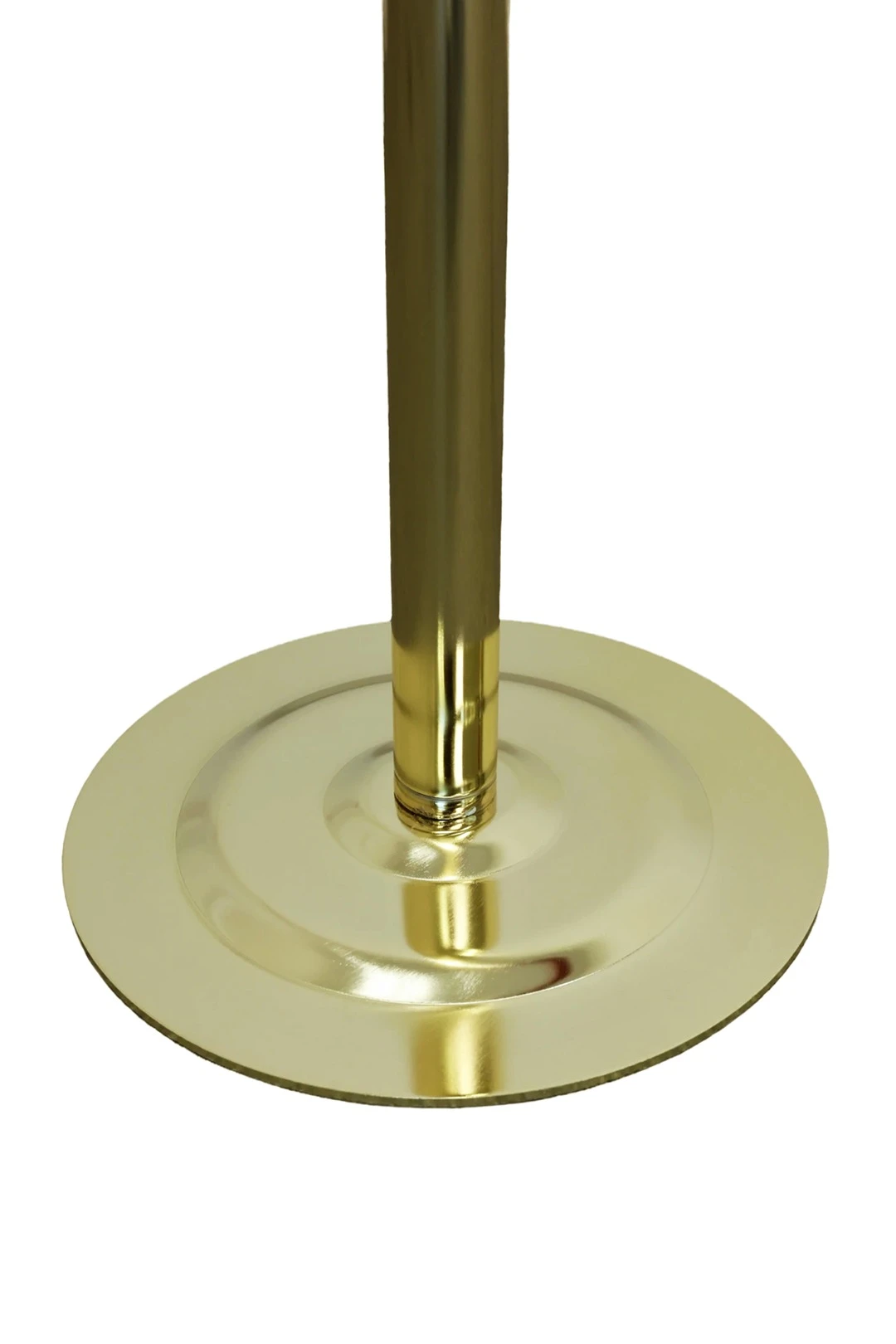 Мобильная стойка ограждения под золото без каната#5