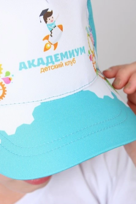 Бейсболка Стандарт детская с полной запечаткой (полиэстер) "Academium"#3
