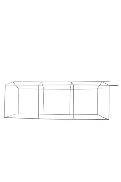 Конструкция для палатки (с козырьком) 2х6 м#1